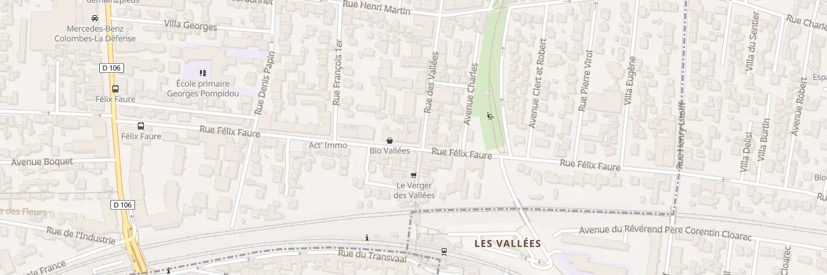 Plan du 47 Rue Félix Faure à Colombes