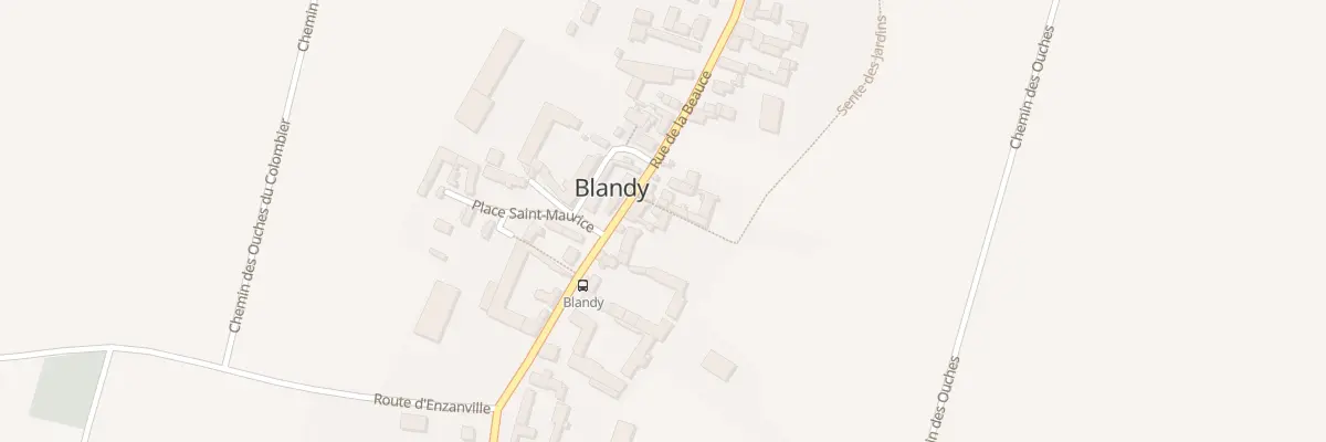Plan du 29 Rue de Beauce à Blandy
