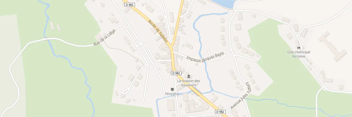 Plan du 20 Rue de la Gasne à La Courtine
