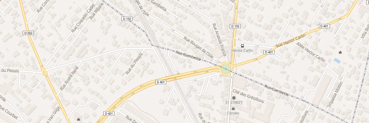 Plan du 6 Rue Gambetta à Ermont