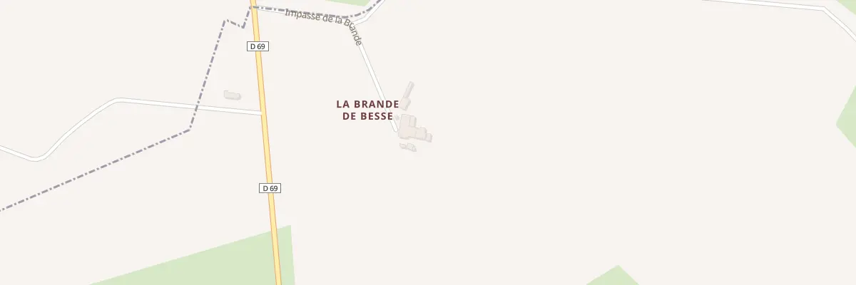 Plan du 259 Imp de la Brande à Saint-Pierre-les-Bois