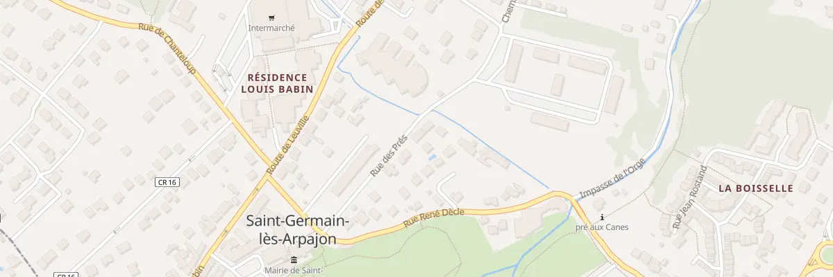 Plan du 16 Rue des Près à Saint-Germain-lès-Arpajon