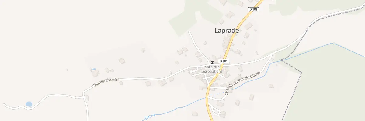 Plan du 9001 Che d’Assiel à Laprade