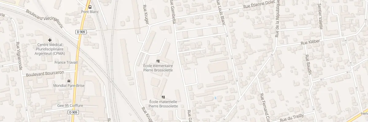 Plan du 42 Rue Gambetta à Argenteuil