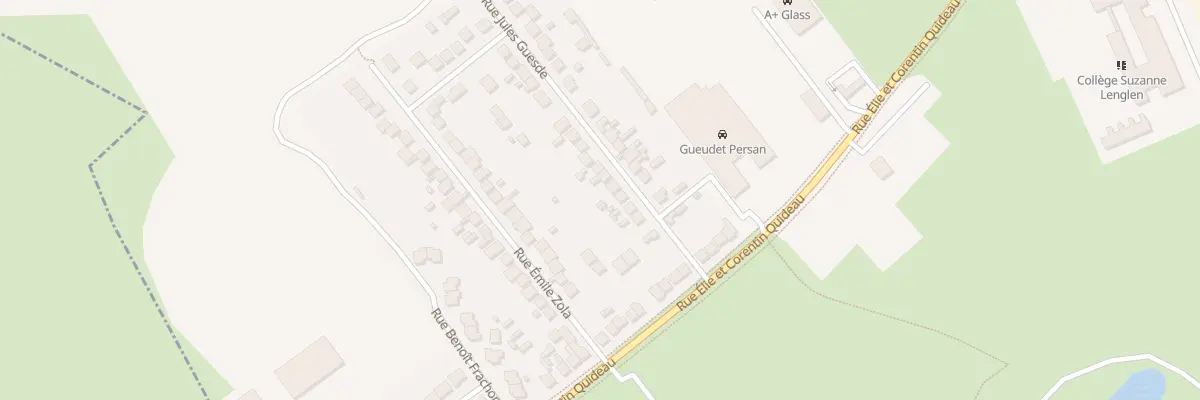 Plan du 9 Rue Jules Guesde à Persan