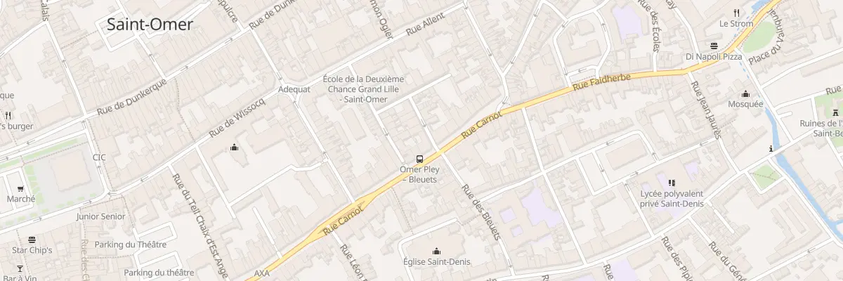 Plan du 11B Rue Omer Pley à Saint-Omer