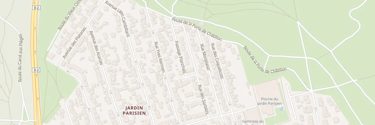 Plan du 29 Rue des Sorbiers à Clamart