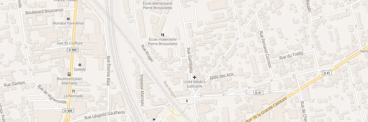 Plan du 5 Rue Gambetta à Argenteuil