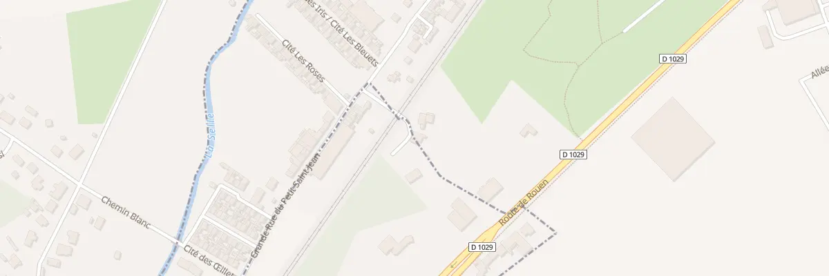 Plan du 291 Grande Rue Petit St Jean à Pont-de-Metz