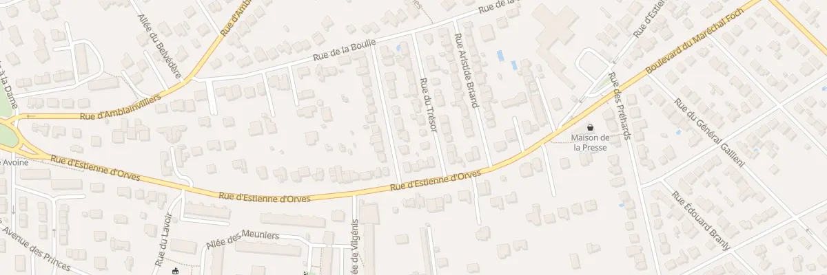 Plan du 6 Rue Paul Doumer à Verrières-le-Buisson