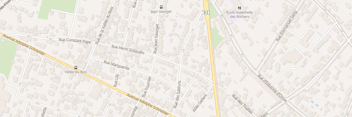 Plan du 17 Rue des Sablons à Clamart