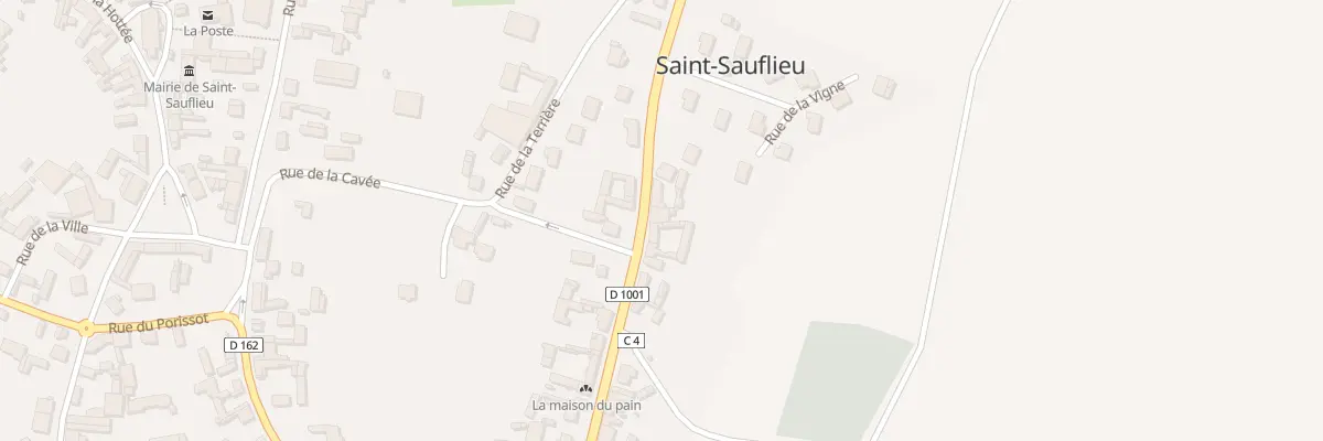 Plan du 70 Rte Nationale à Saint-Sauflieu
