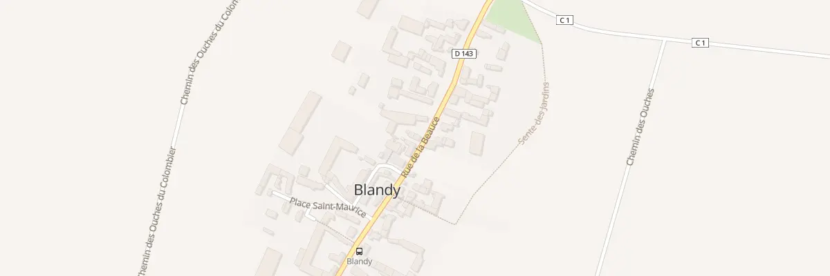 Plan du 14 Rue de Beauce à Blandy