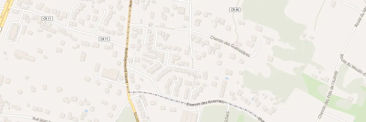 Plan du 1 All des Rossignols à Leuville-sur-Orge