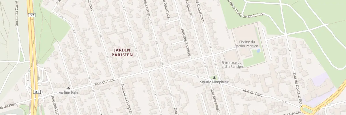 Plan du 16 Rue de Crouy à Clamart