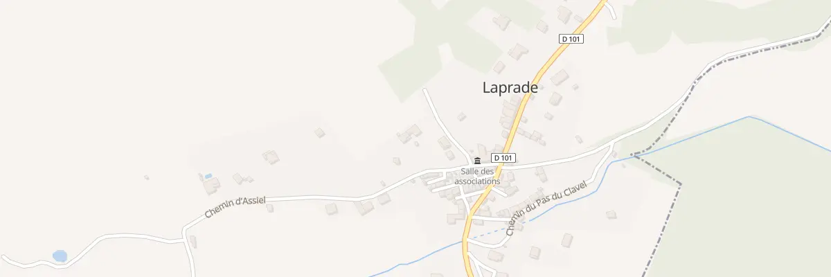 Plan du 1000 Che d’Assiel à Laprade