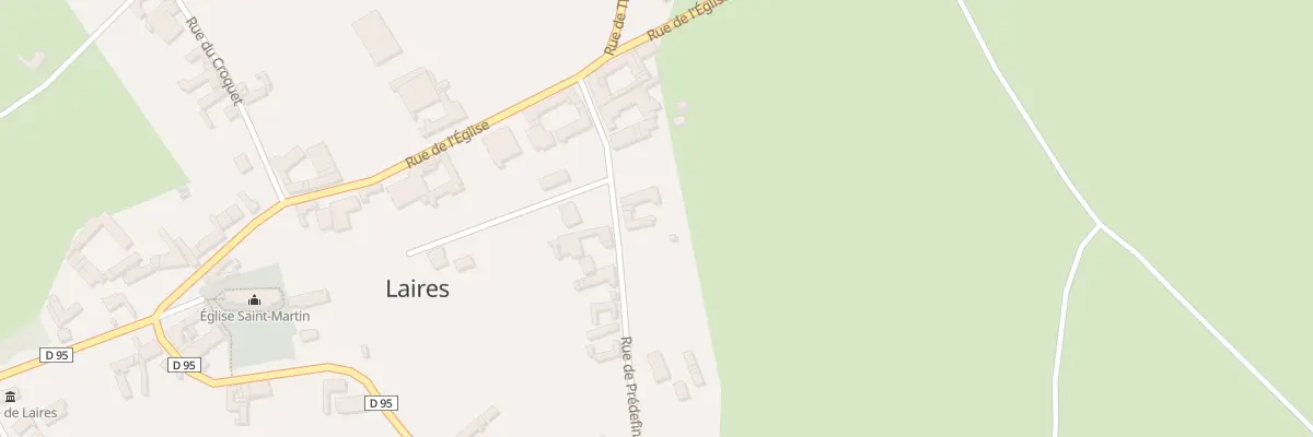 Plan du 3 Rue de Prédefin à Laires