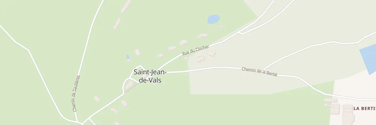 Plan du 5024 Saint Jean de Vals à Saint-Jean-de-Vals