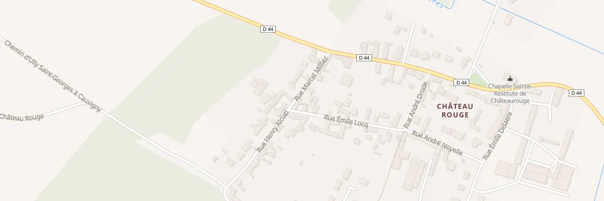 Plan du 3 Rue Marcel Milliez à Cauvigny