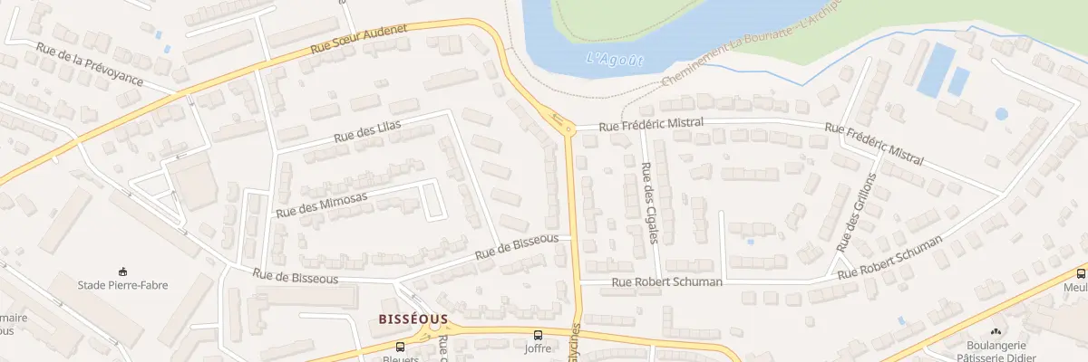 Plan du 45 Rue des Glycines à Castres
