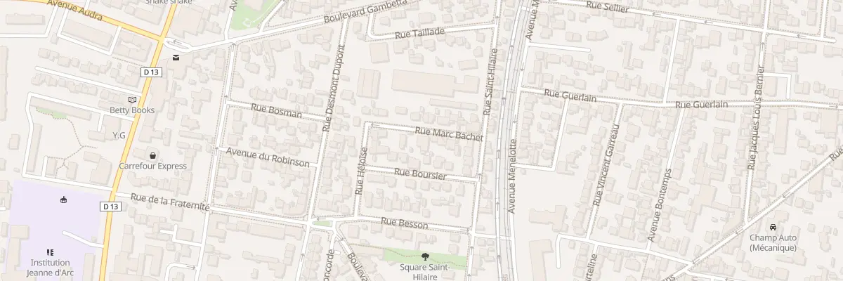 Plan du 9 Rue Marc Bachet à Colombes