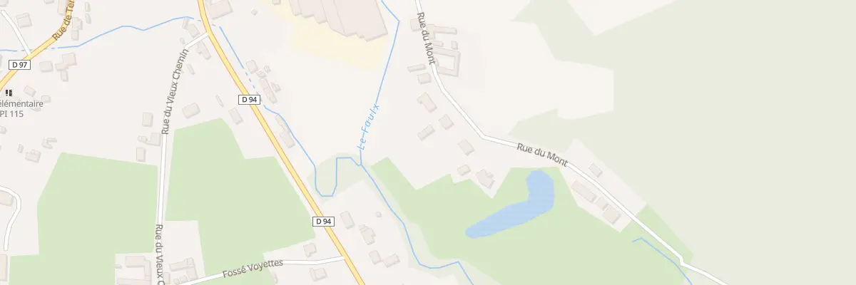 Plan du 9A Rue du Mont à Bergueneuse