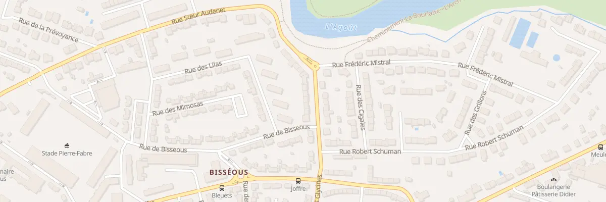 Plan du 43 Rue des Glycines à Castres