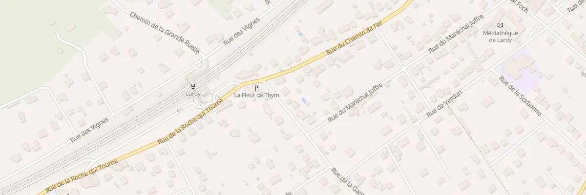 Plan du 24 Rue de la Gare à Lardy