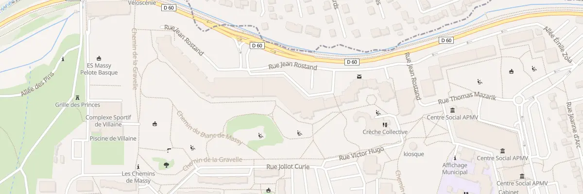 Plan du 14 Rue Jean Rostand à Massy