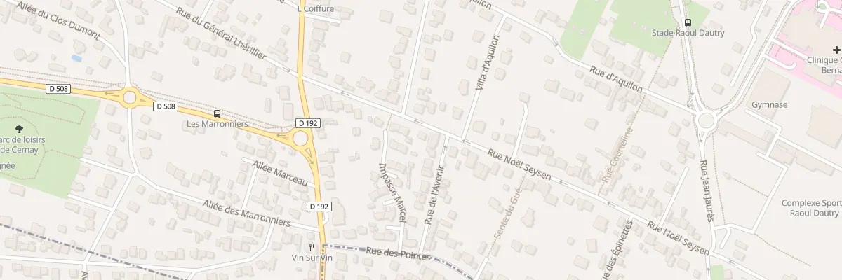 Plan du 150 Rue Noel Seysen à Ermont