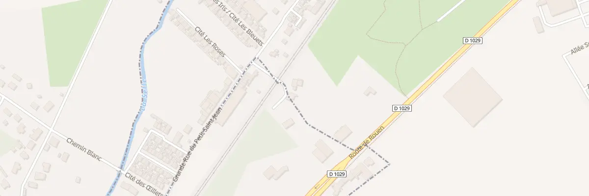 Plan du 291 Grande Rue Petit St Jean à Amiens