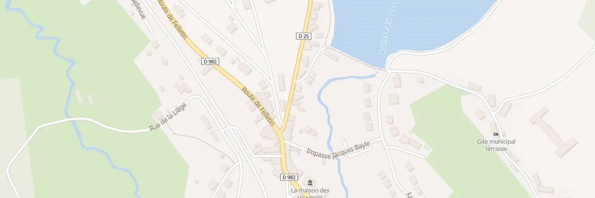 Plan du 16 Rue du Gen Craplet à La Courtine