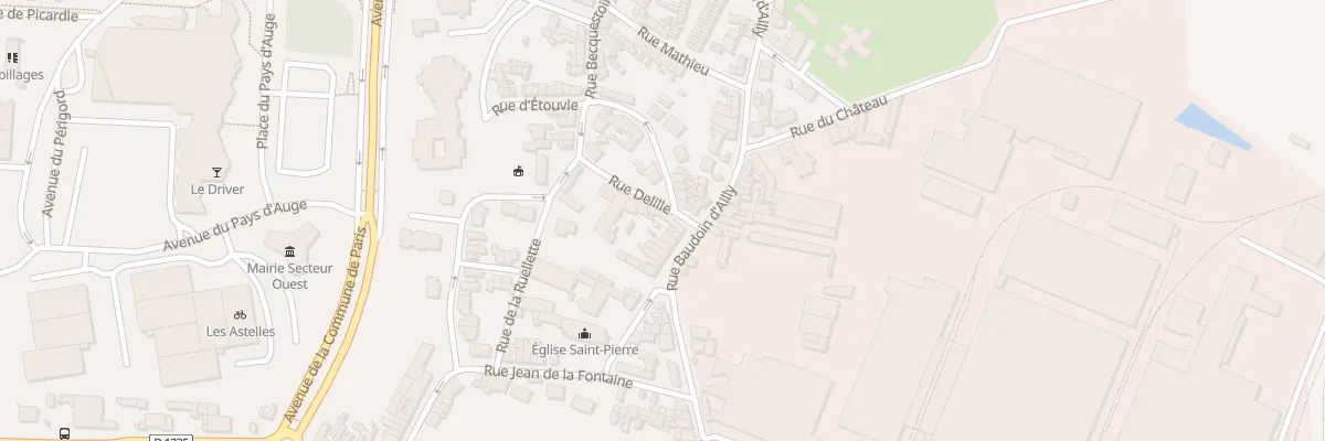 Plan du 71 Rue Baudoin d’Ailly à Amiens
