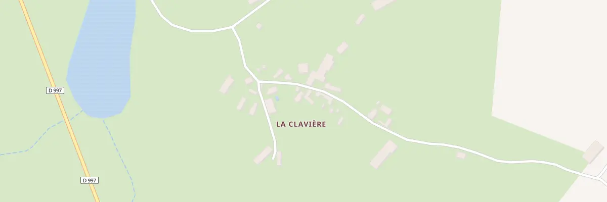 Plan du 5172 La Claviere à Lavaufranche