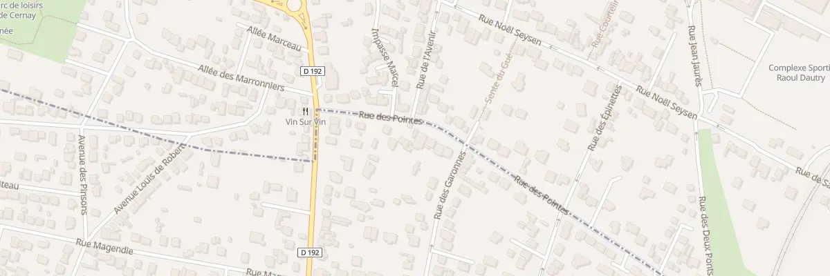 Plan du 12 Rue des Pointes à Sannois