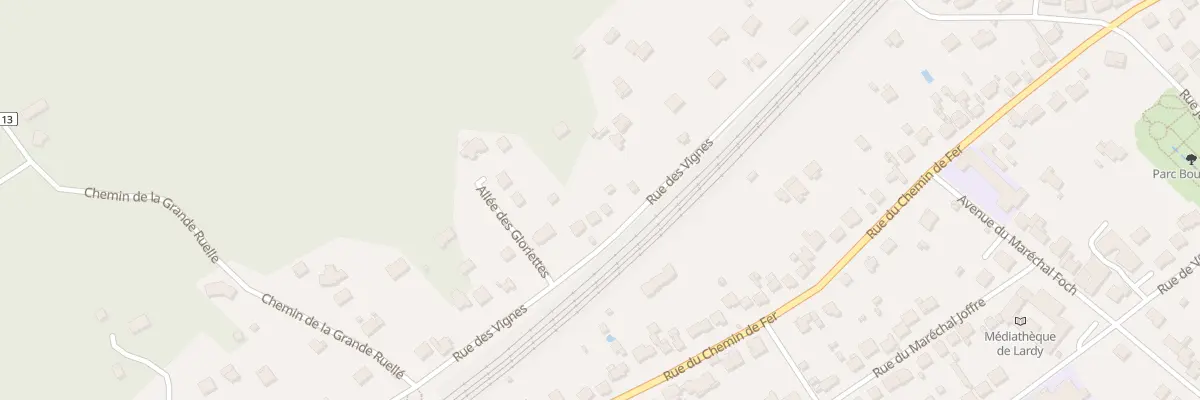 Plan du 55 Rue des Vignes à Lardy