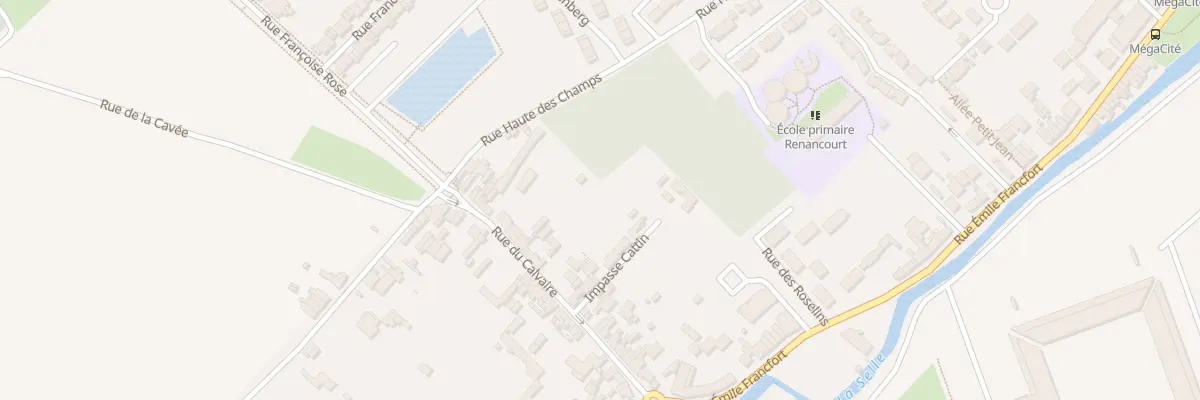 Plan du 62 Rue du Calvaire à Amiens
