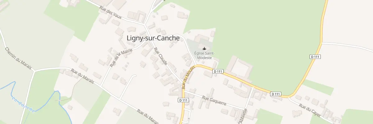 Plan du 12 Rue de l’Eglise à Ligny-sur-Canche