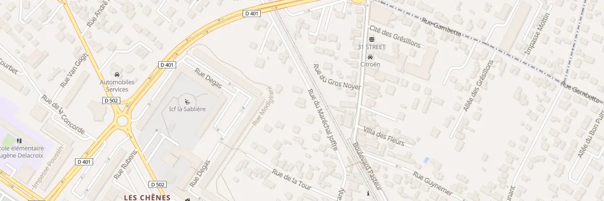 Plan du 9 Rue du Maréchal Joffre à Ermont