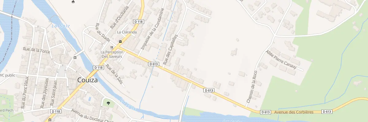 Plan du 96 Au Faubourg à Couiza
