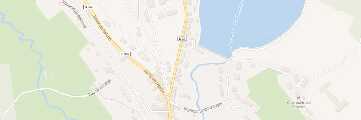 Plan du 20 Rue du Gen Craplet à La Courtine