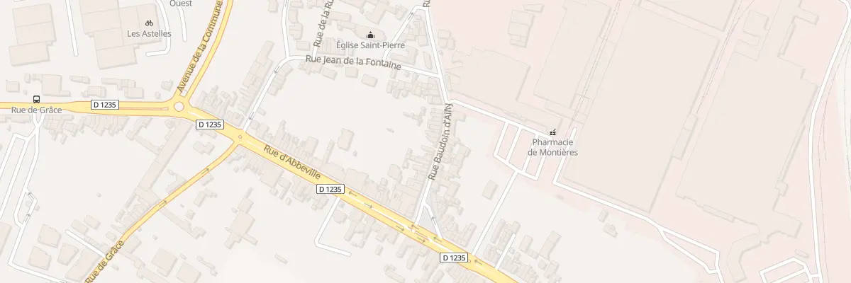 Plan du 19 Rue Baudoin d’Ailly à Amiens