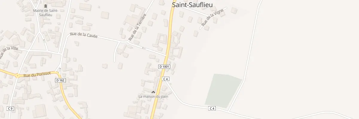 Plan du 66 Rte Nationale à Saint-Sauflieu