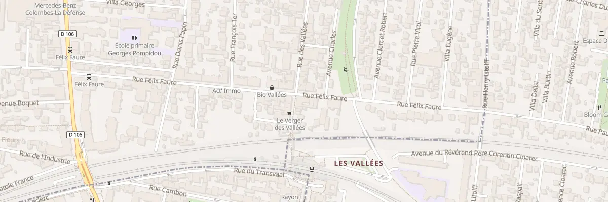 Plan du 27B Rue des Vallées à Colombes