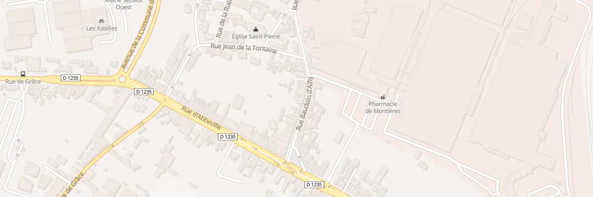 Plan du 21 Rue Baudoin d’Ailly à Amiens
