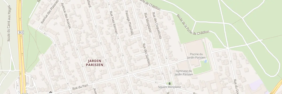 Plan du 13 Rue des Sorbiers à Clamart
