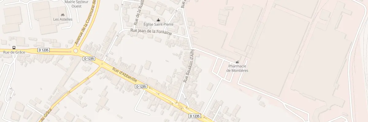Plan du 23 Rue Baudoin d’Ailly à Amiens
