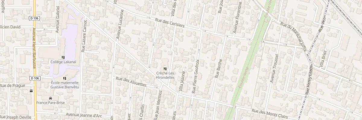 Plan du 70 Rue des Cerisiers à Colombes