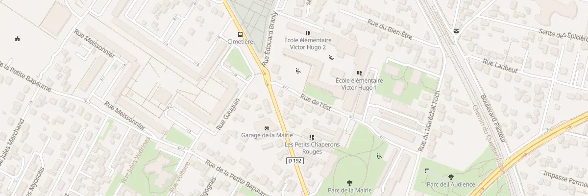 Plan du 2 Rue de l’Est à Ermont