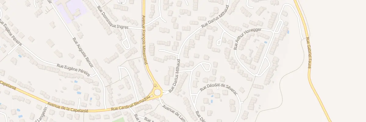 Plan du 1 Rue Déodat de Séverac à Castres